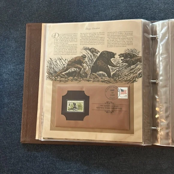 Vintage U.S.A. Stamp Collection Album